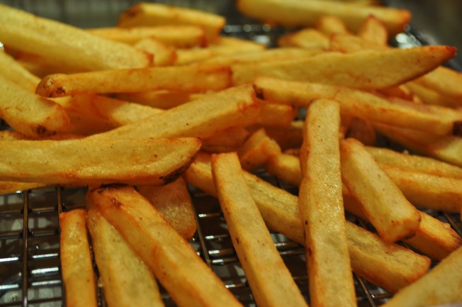 Perfectly cooked fries